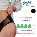 Bamboo Period Underwear - Low Rise 'Feeling Fancy'