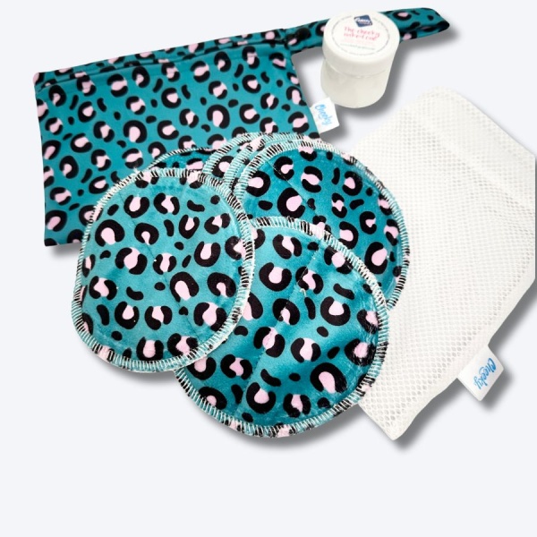 Luxury reusable cloth makeup pads - KIT with Storage Bag